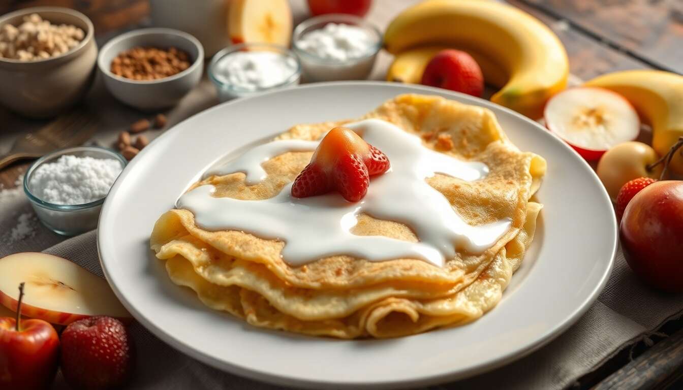 Crêpes Douces au Lait et Fruits de Saison : recette Facile