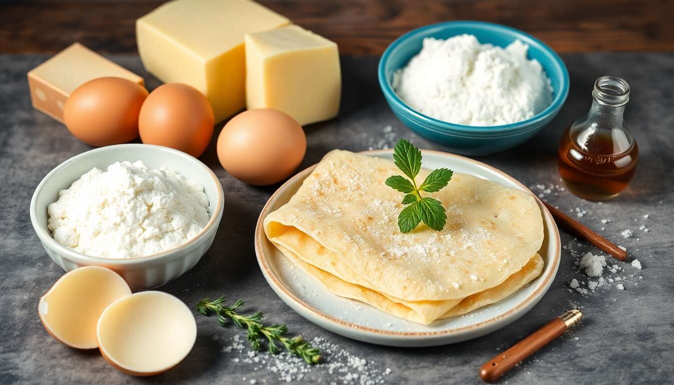 Crêpes croustillantes à la faisselle : recette facile et savoureuse