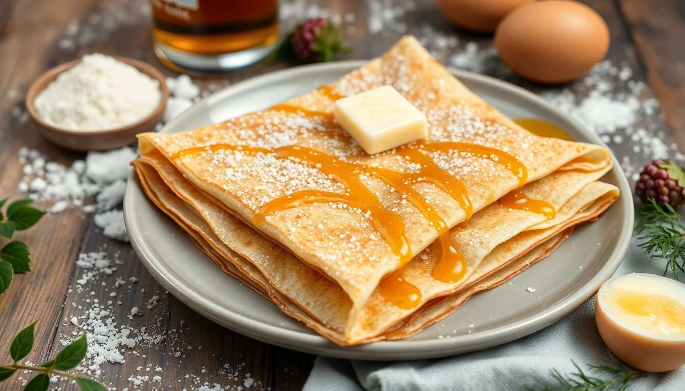 Crêpes au sucre à la bière : recette savoureuse et originale