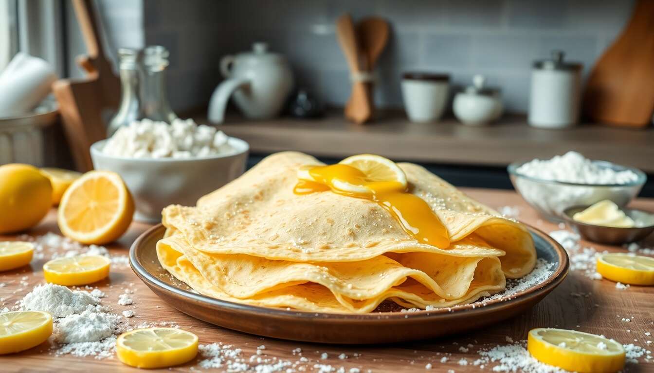 Crêpes au citron et miel : une recette gourmande à découvrir