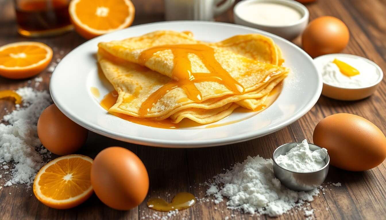 Recette de crêpes soufflées à la liqueur d'orange
