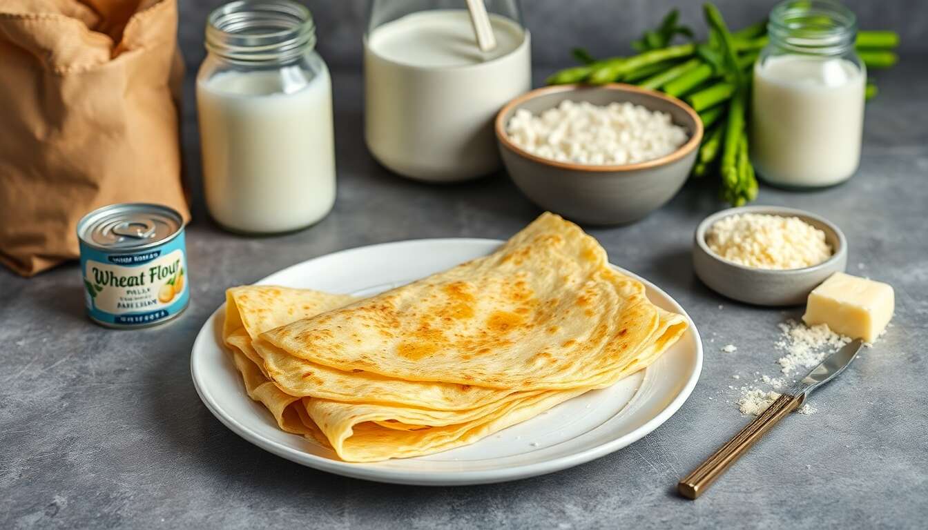 Crêpes aux asperges : recette délicieuse et facile