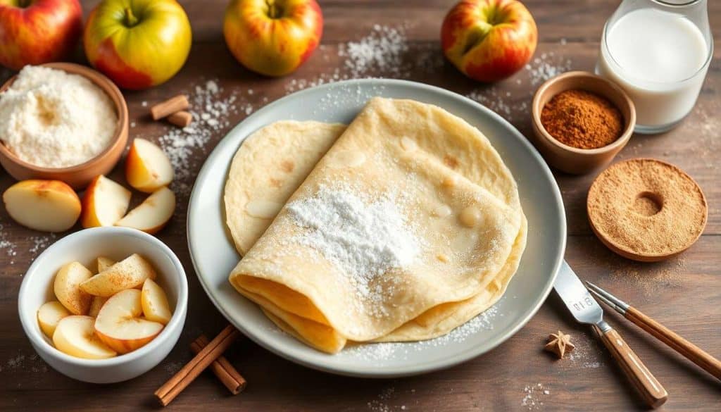 Crêpes aux pommes : recette simple et savoureuse