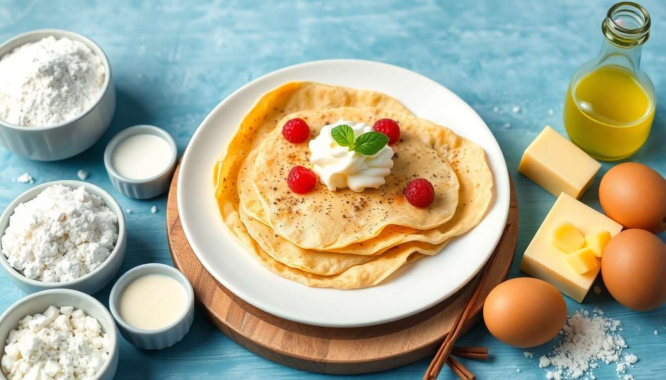 Crêpes à la crème pâtissière : recette gourmande et facile