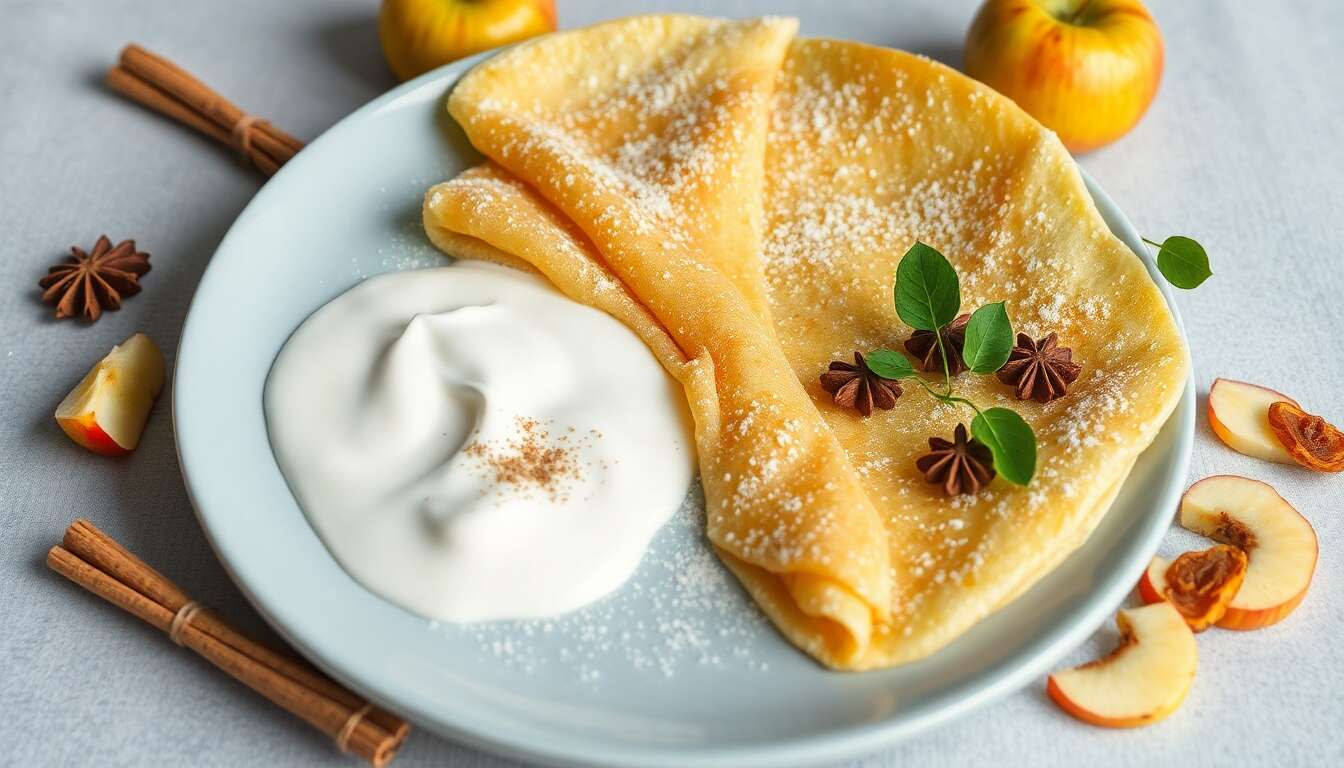Crêpe alsacienne aux pommes : recette facile et savoureuse