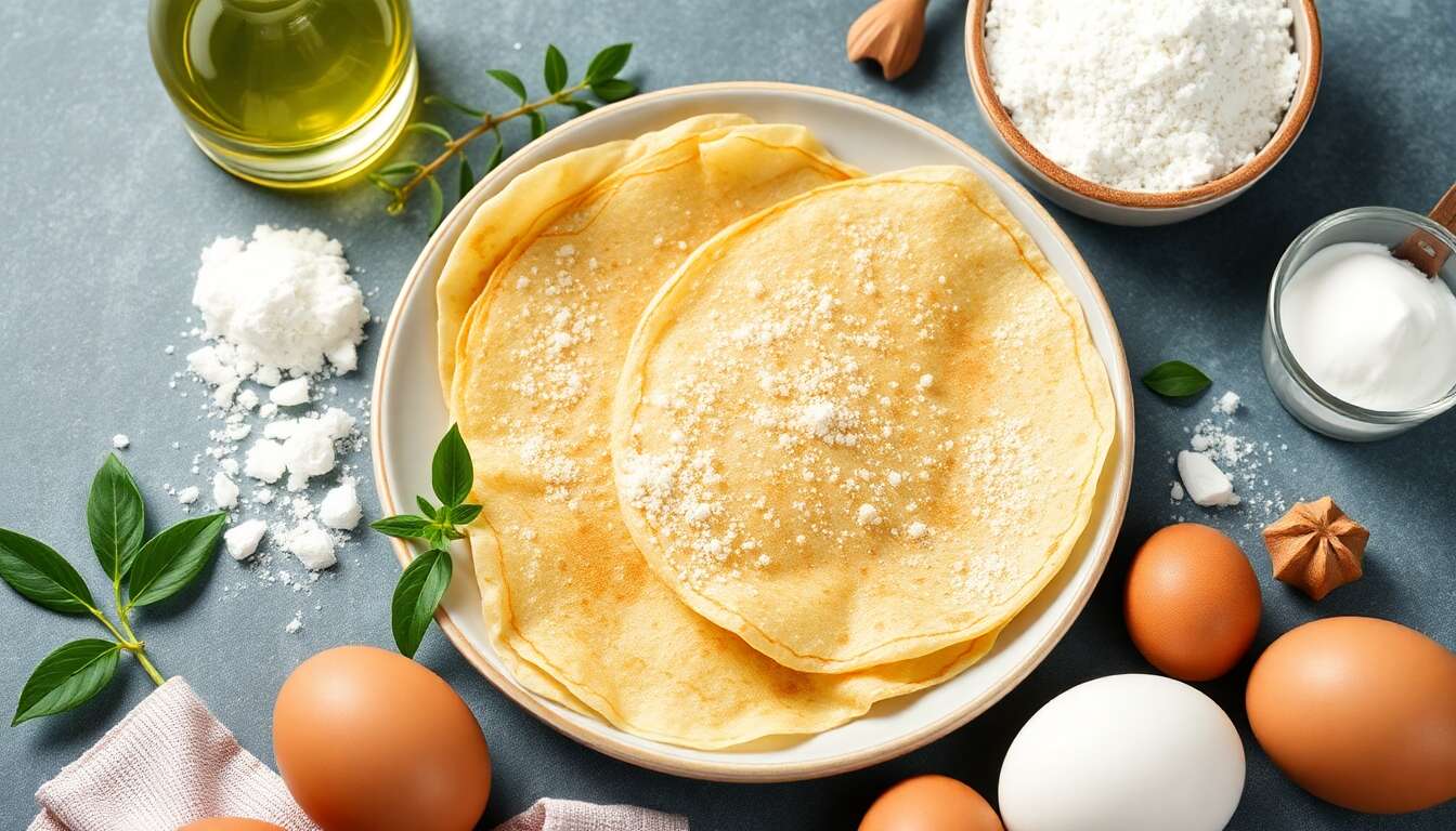 Crêpes faciles prêtes en 5 minutes