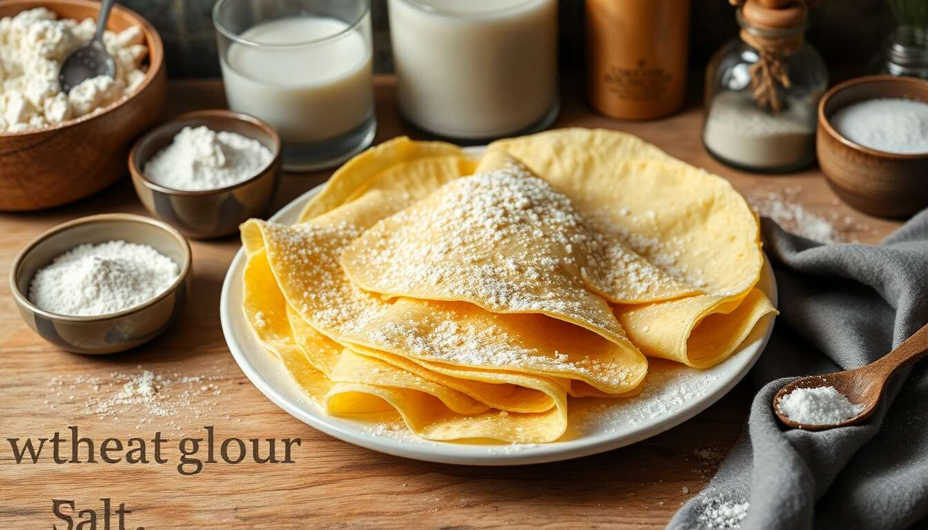 Crêpes faciles sans œufs : recette rapide et savoureuse