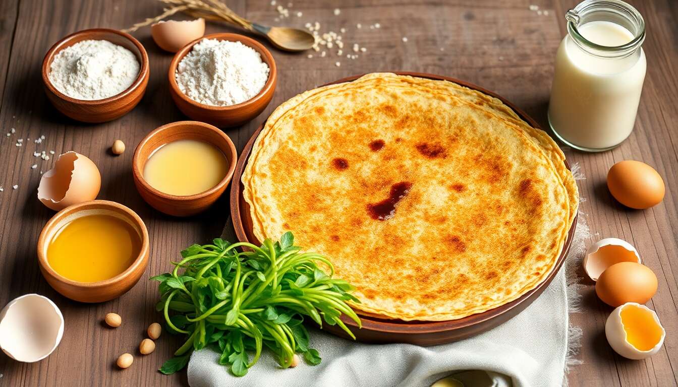 Crêpes aux pousses de soja : une recette originale et savoureuse