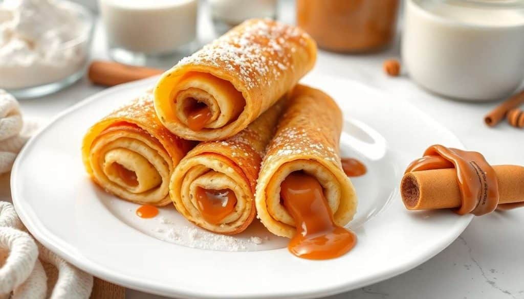 Crêpes roulées au Carambar : une douceur gourmande