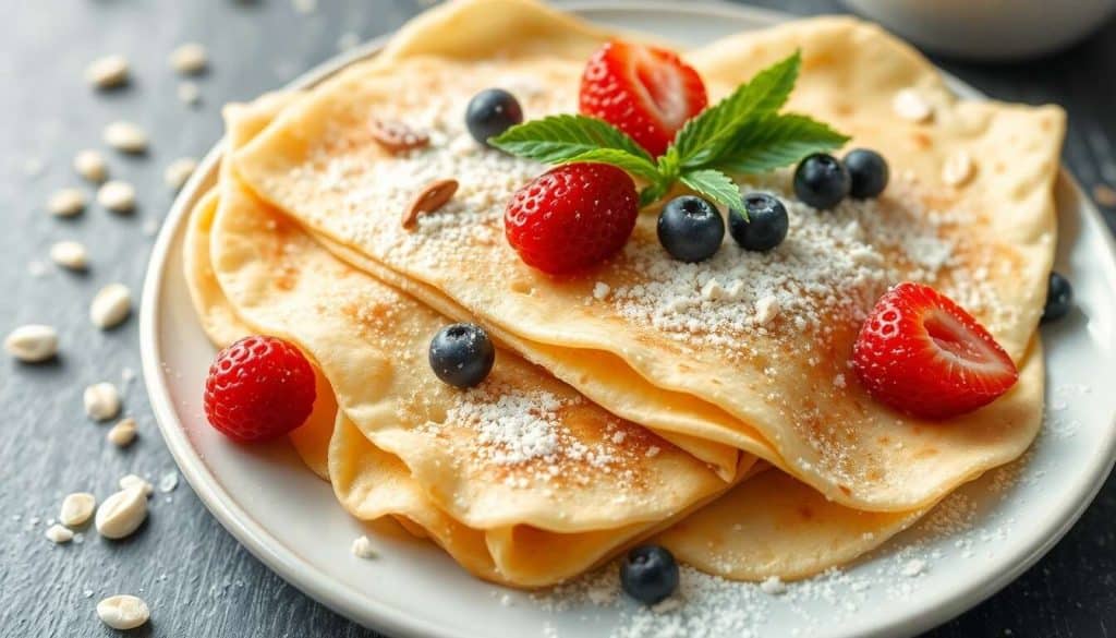 Crêpes aux sons : recette légère et gourmande