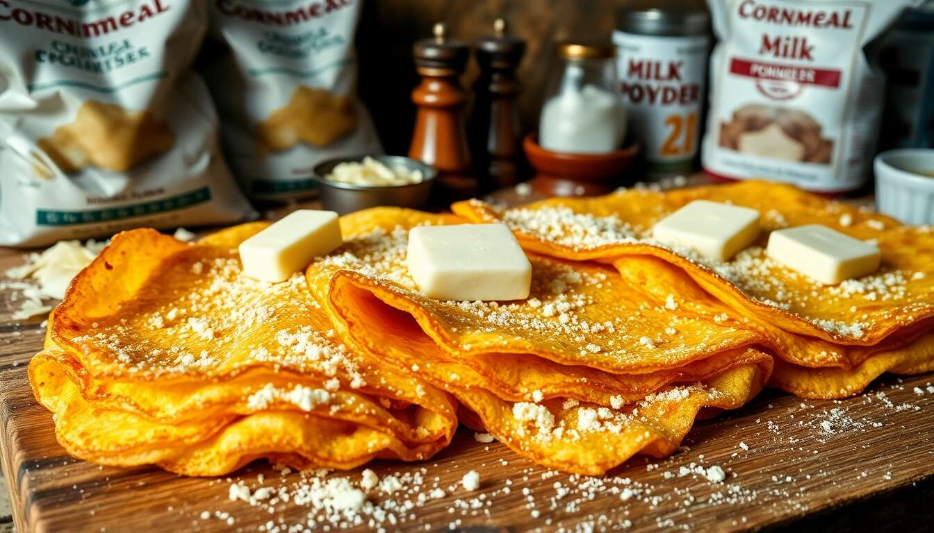 Crêpes salées à la polenta : une recette savoureuse