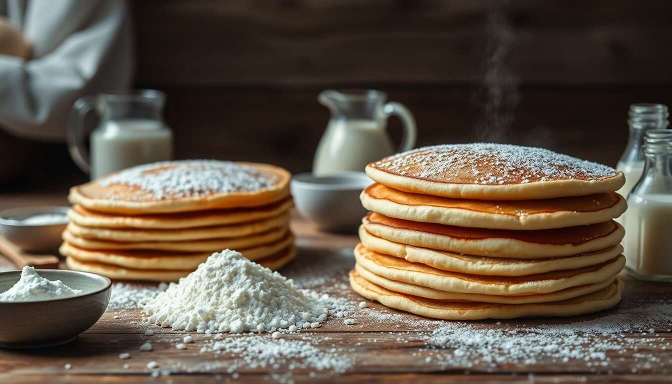 Recette de crêpes épaisses moelleuses