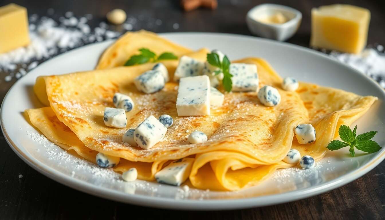 Crêpes Farcies au Bleu : délice Savoureux