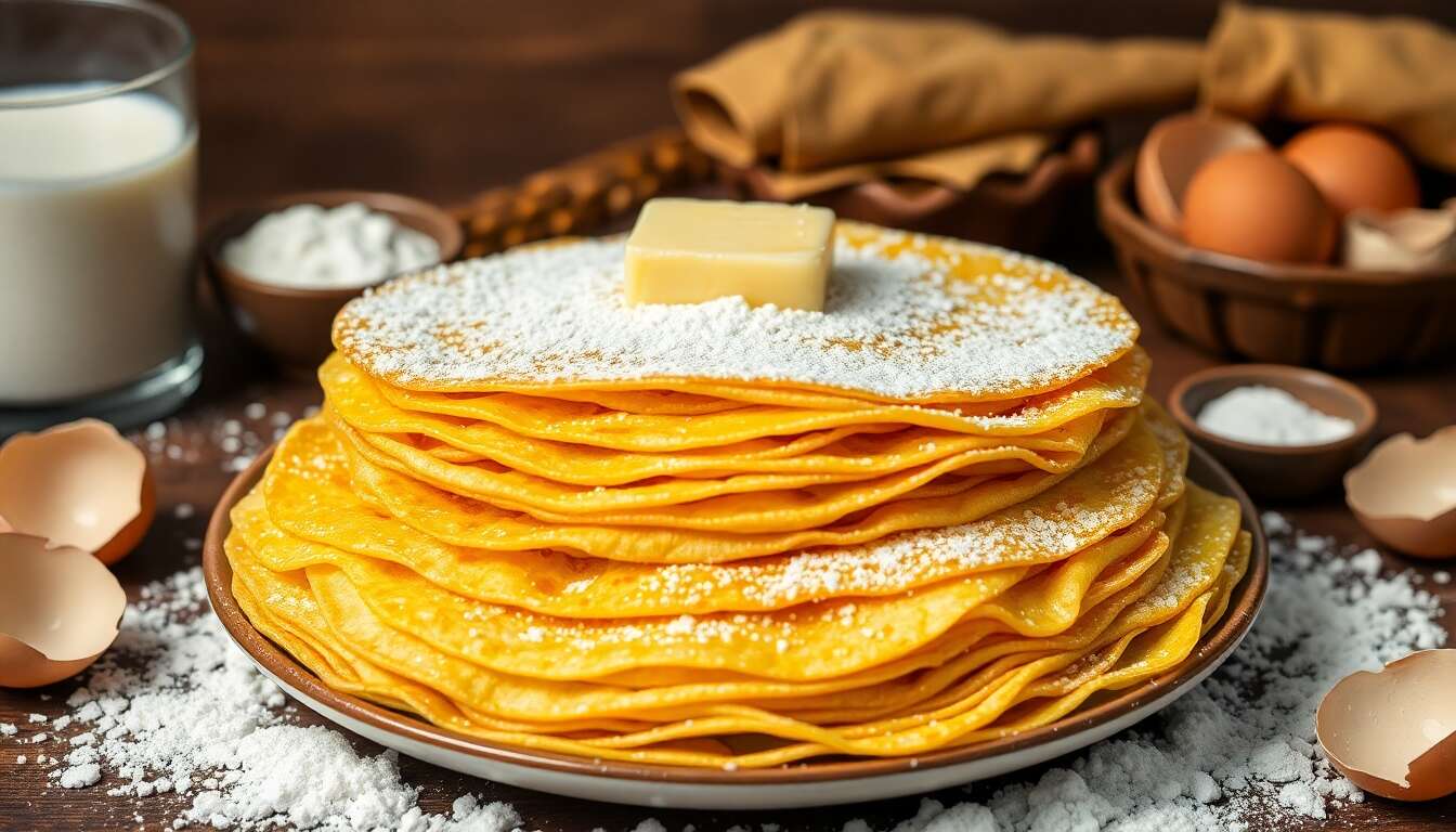 Crêpes au lait Bridel : recette facile et savoureuse