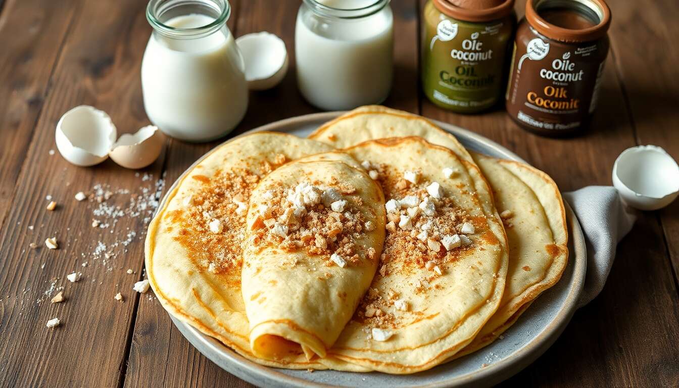 Crêpes saines aux flocons d'avoine : recette facile