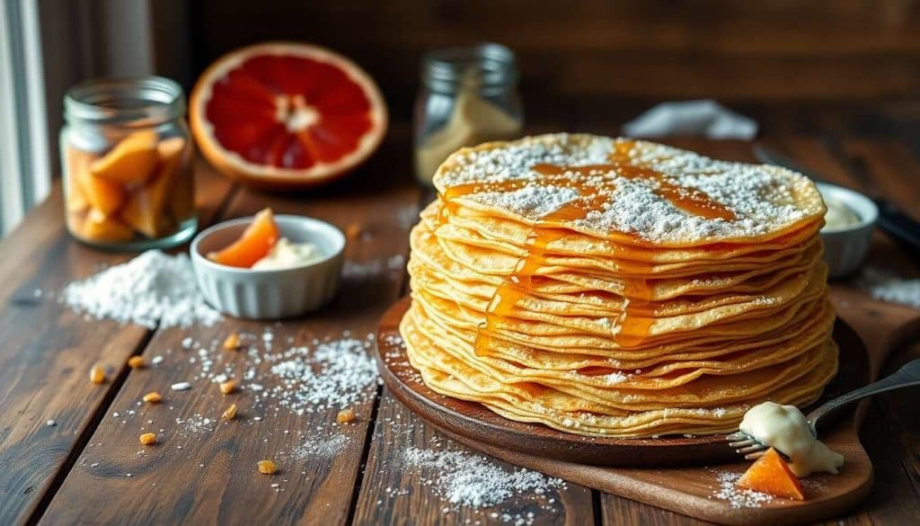 Crêpes Surprise au Pamplemousse : recette Gourmande