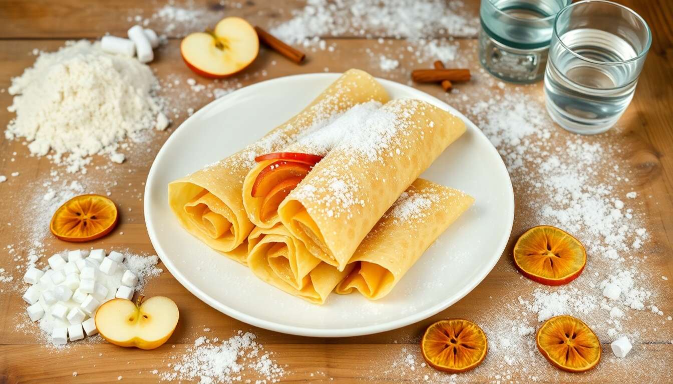 Roulé de crêpes aux pommes : découvrez ma recette maison