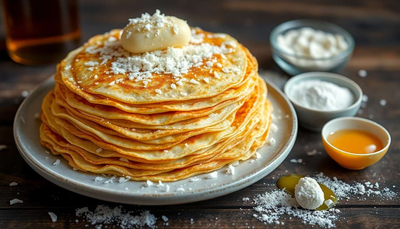 Crêpes au Rhum et Coco : recette Gourmande