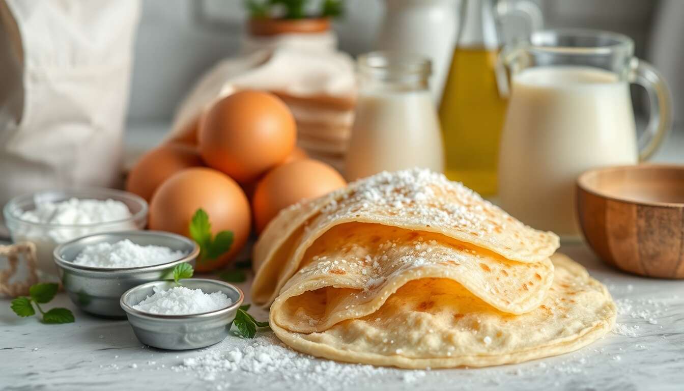 Recette de pâte à crêpes pour 4 personnes