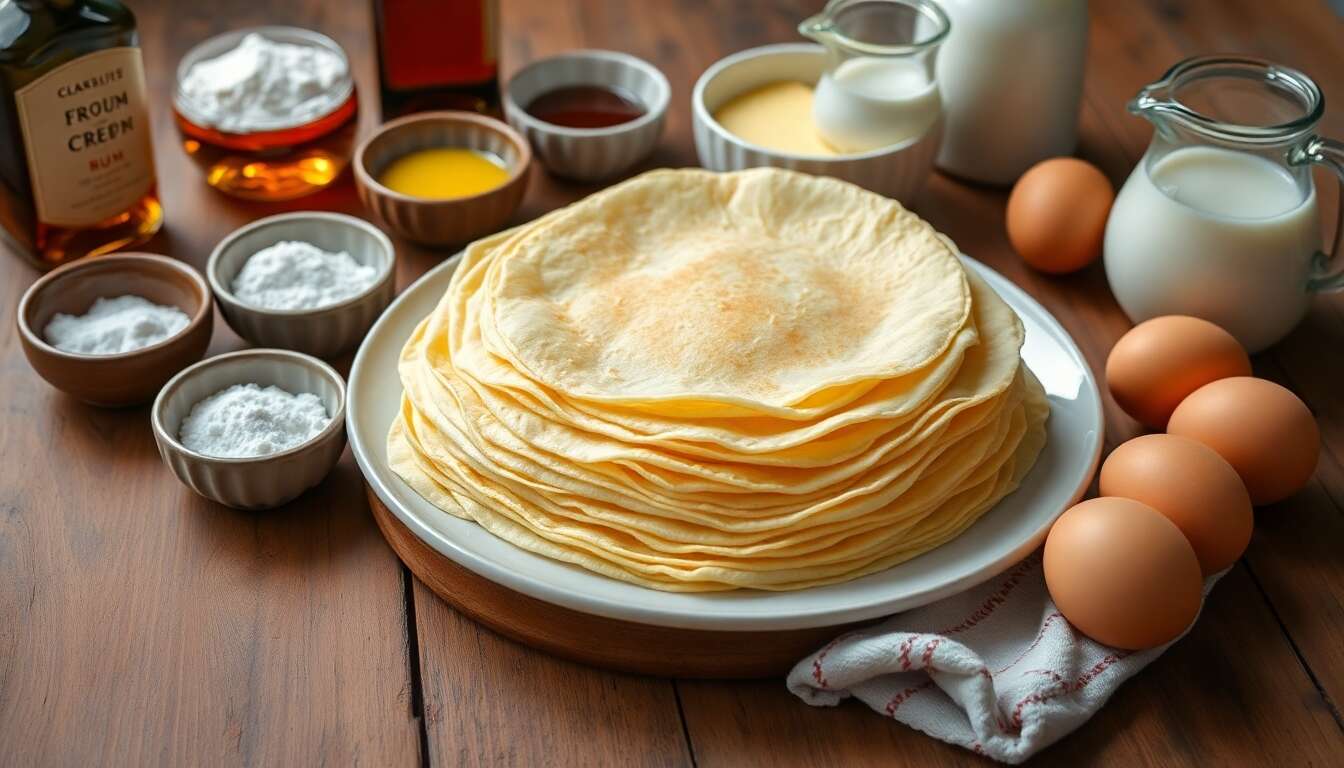 Crêpes légères au rhum : la recette parfaite
