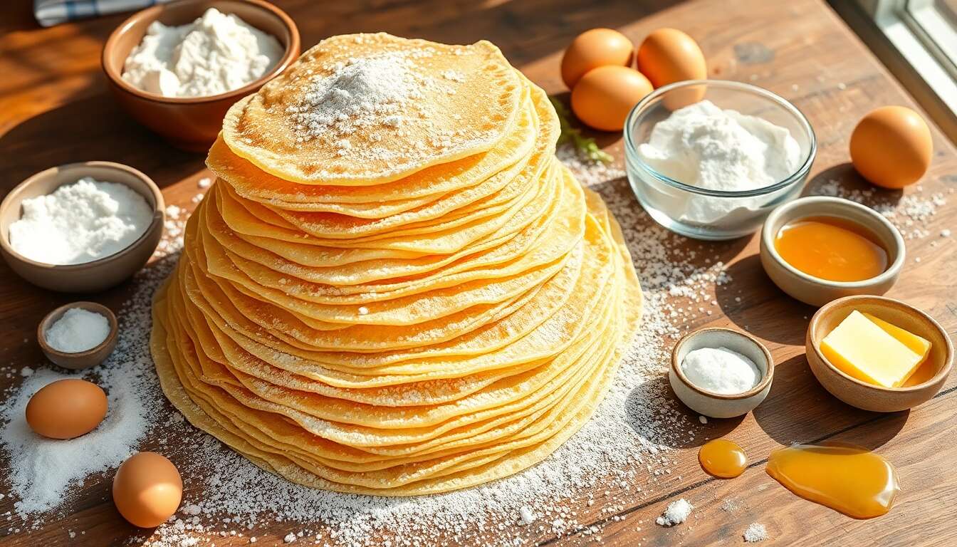 Recette de pâte à crêpes aériennes et savoureuses de mon enfance