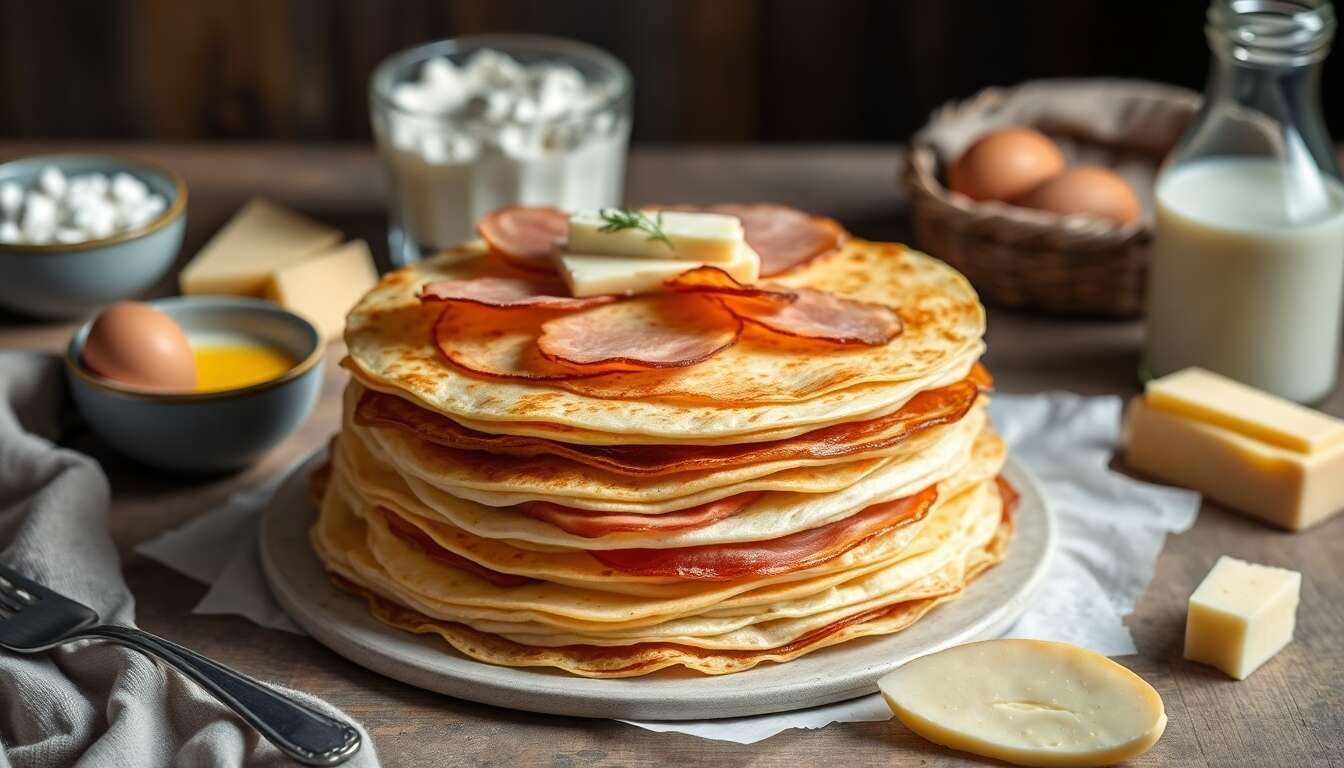 Gâteau de crêpes savoyard fait maison : recette facile et gourmande