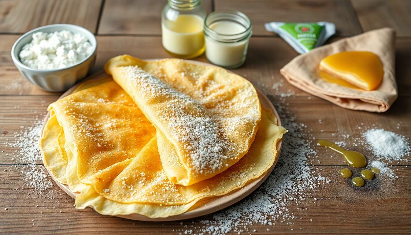 Crêpes sucrées : recette facile et rapide