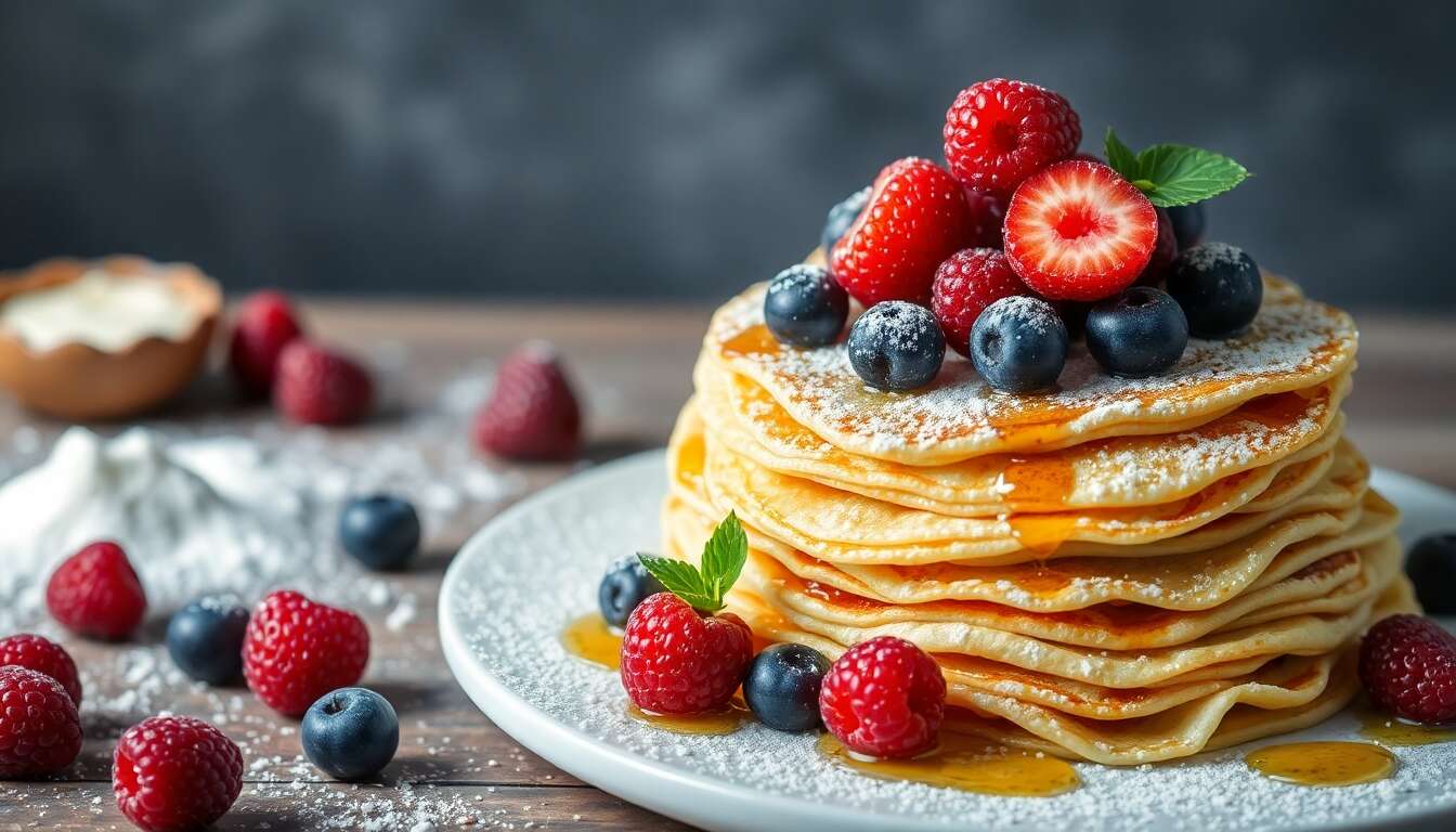 Recette de crêpes aux fruits rouges : délice gourmand