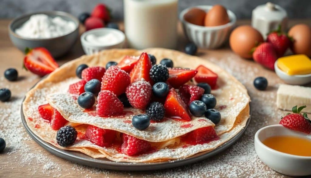 Crêpes aux fruits rouges : la recette gourmande