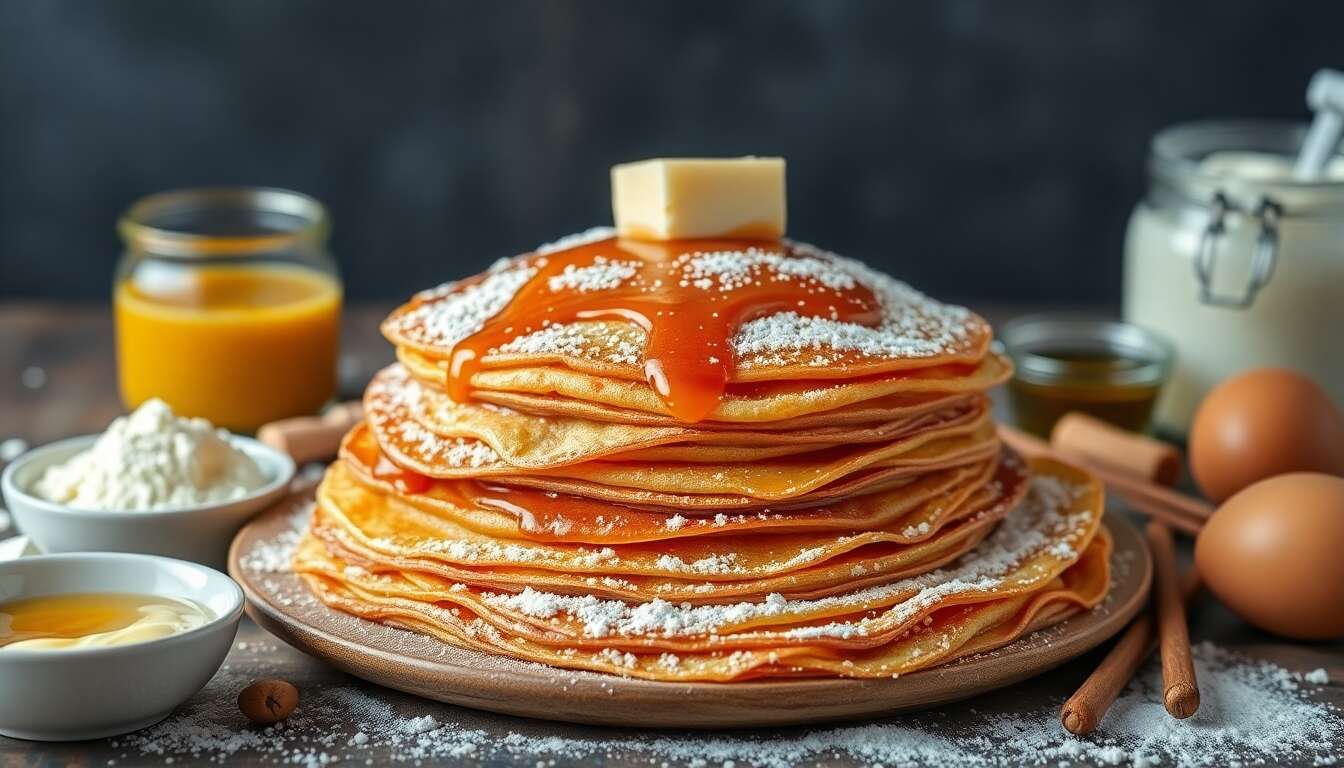 Crêpes normandes caramélisées : la recette de ma grand-mère