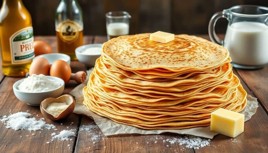 Crêpes bretonnes à la bière blonde et rhum : recette savoureuse