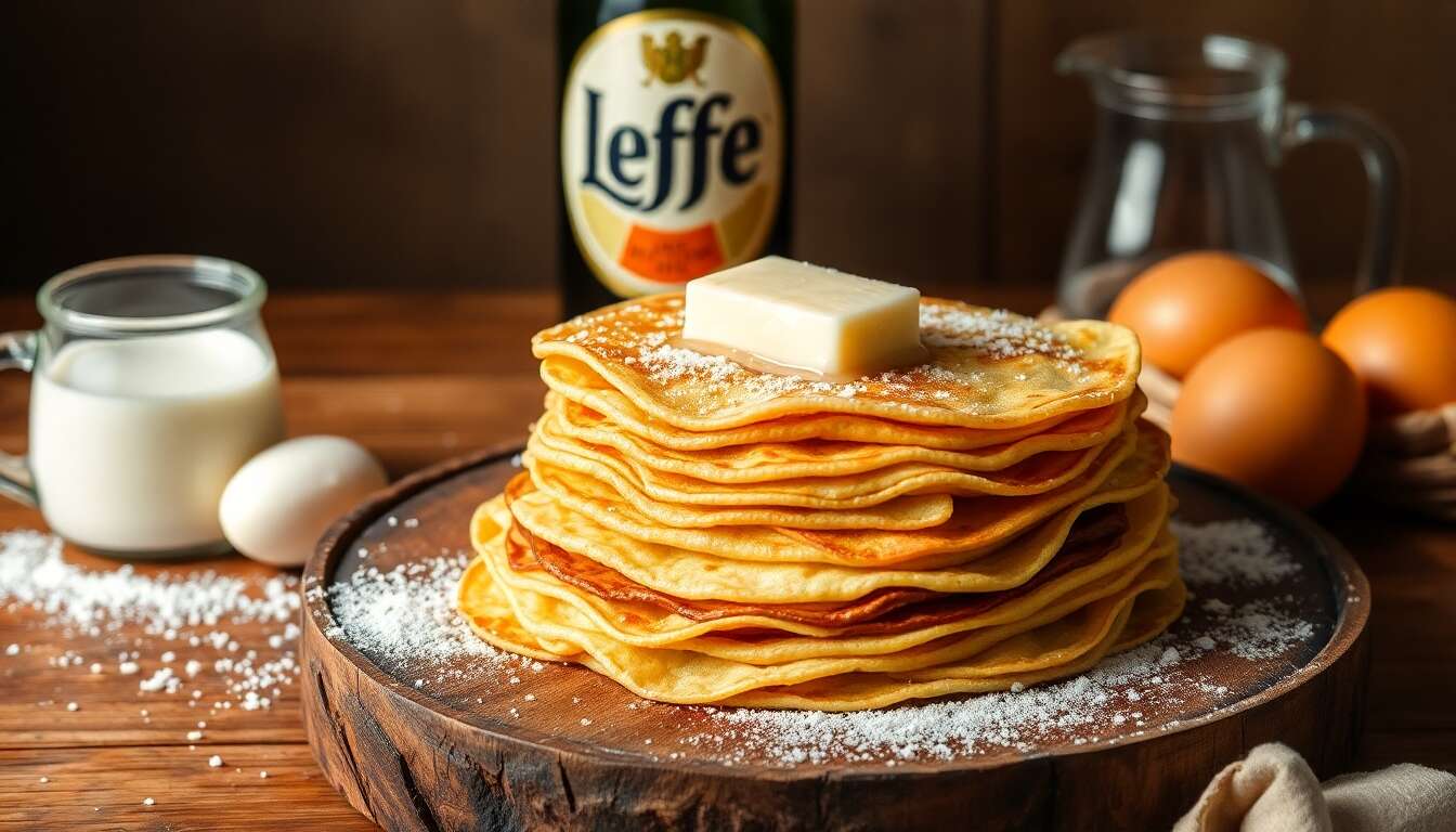 Crêpes à la bière Leffe : une recette savoureuse
