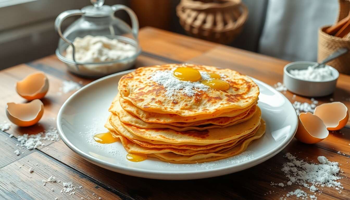 Crêpes Faciles Sans Lait : recette Savoureuse