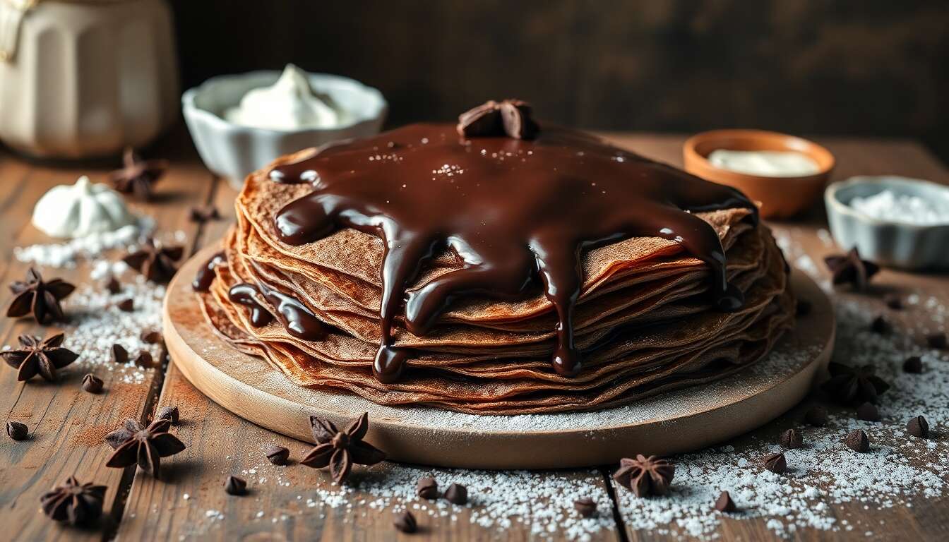 Crêpes au chocolat : une recette gourmande et complexe