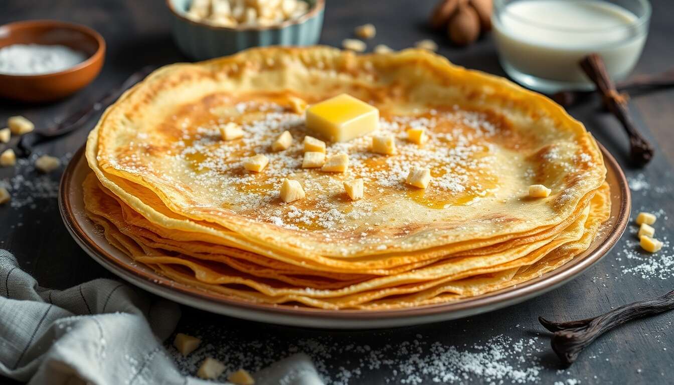 Crêpes aux pacanes : une recette gourmande et facile