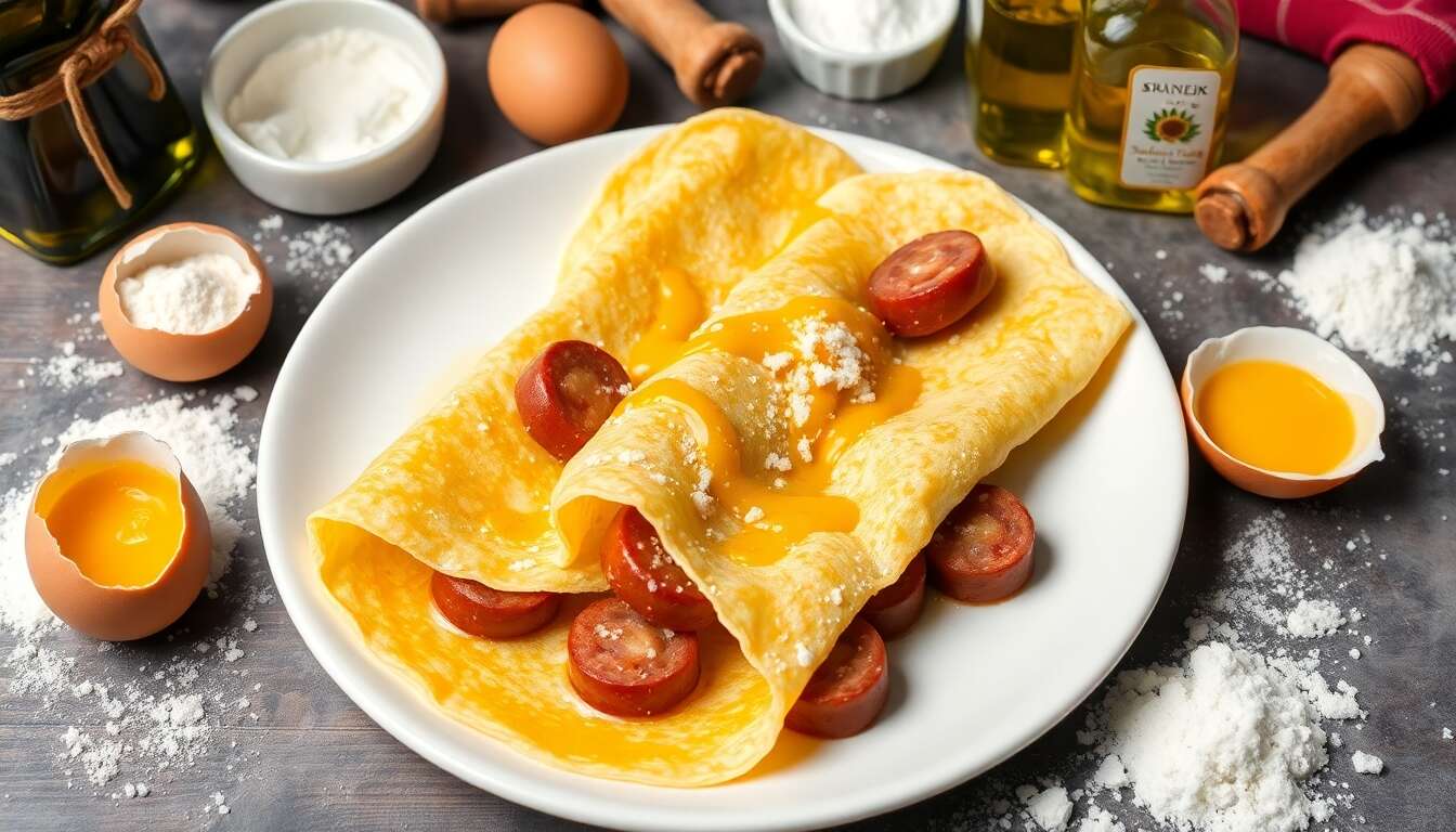 Recette de crêpes aux saucisses : un délice pour vos papilles