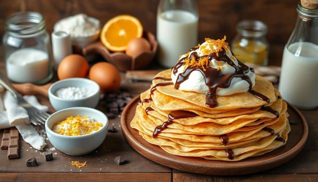Crêpes aux agrumes et chocolat : une recette gourmande