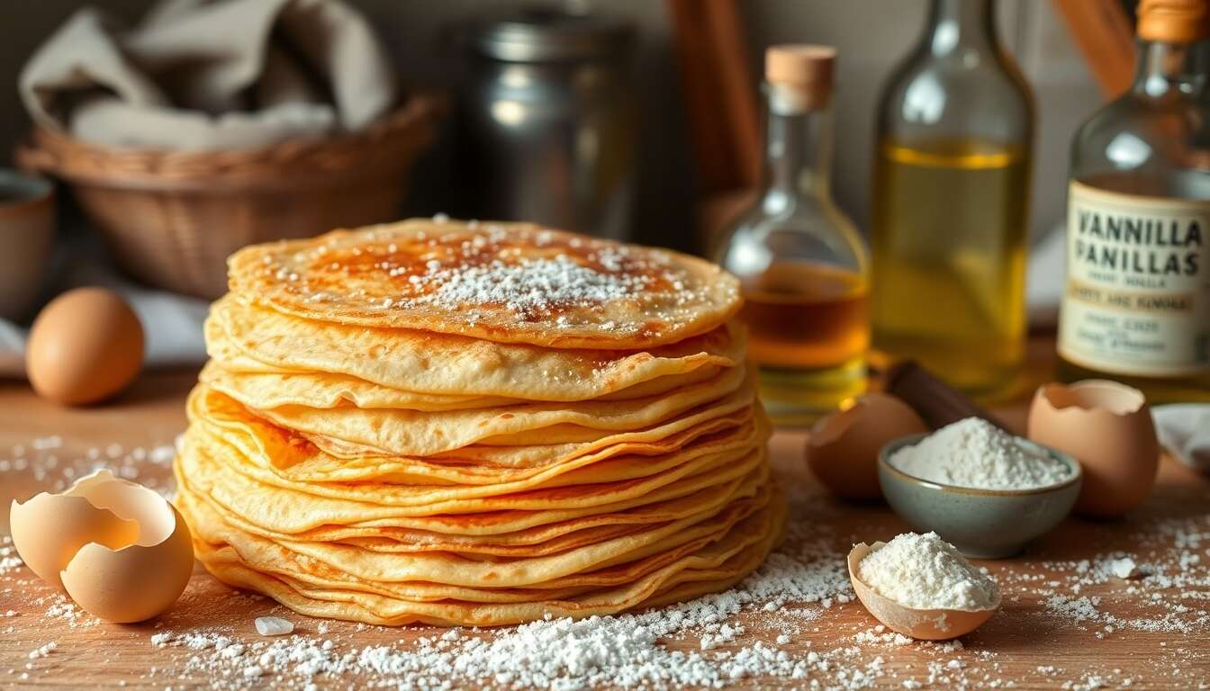 Crêpes au rhum et vanille : une recette gourmande