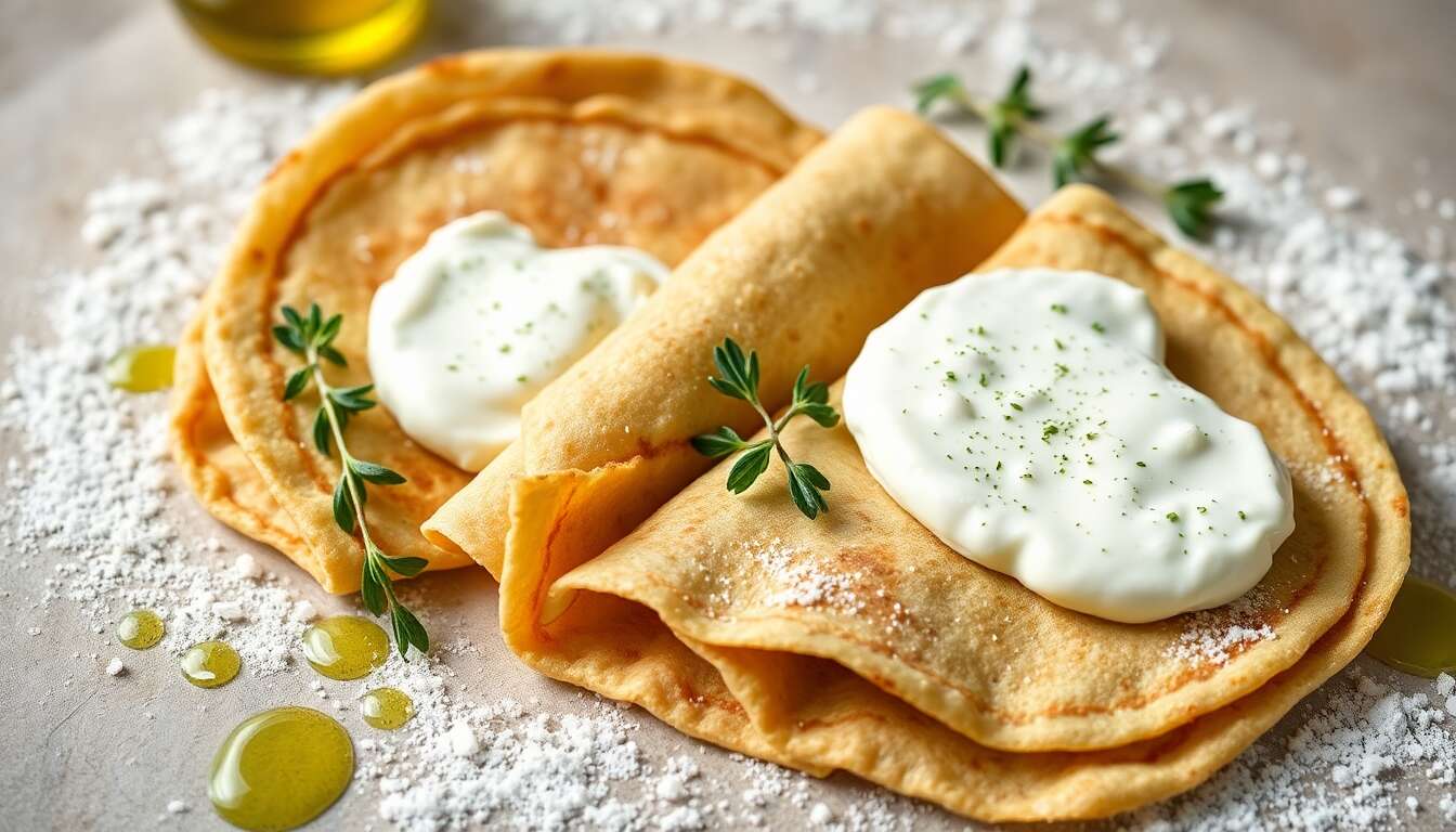 Crêpes de sarrasin au Boursin : une recette gourmande