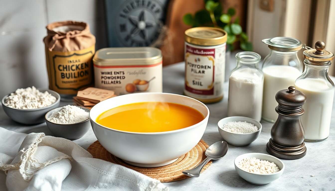Consommé aux crêpes : recette savoureuse et facile