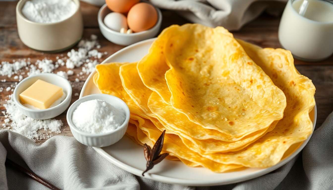 Recette des délicieuses crêpes de maman