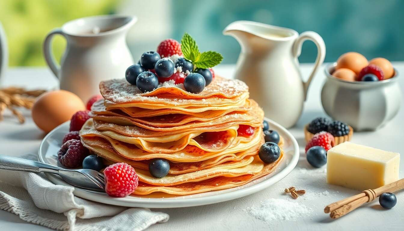 Crêpes aux fruits des bois à ma façon : une recette gourmande