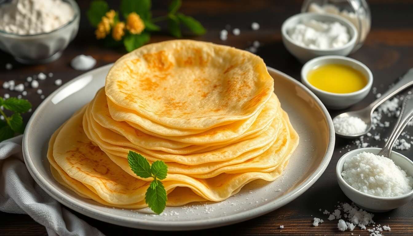 Crêpes sans cholestérol : recette légère et savoureuse