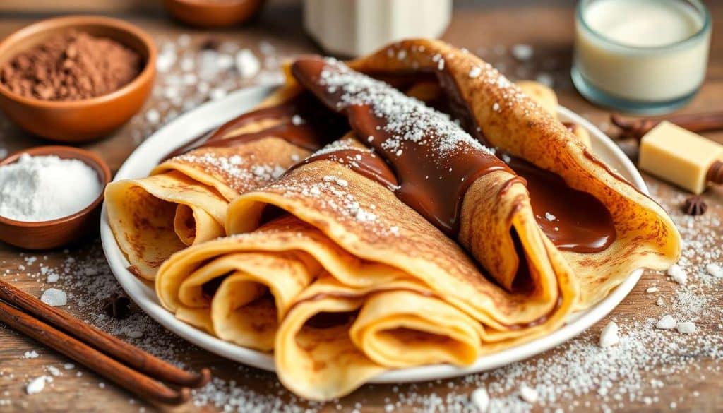 Recette de crêpes au cacao non sucré