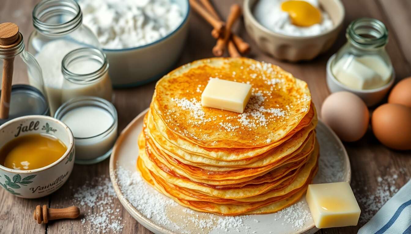 Crêpes vanillées faciles : une recette simple et délicieuse