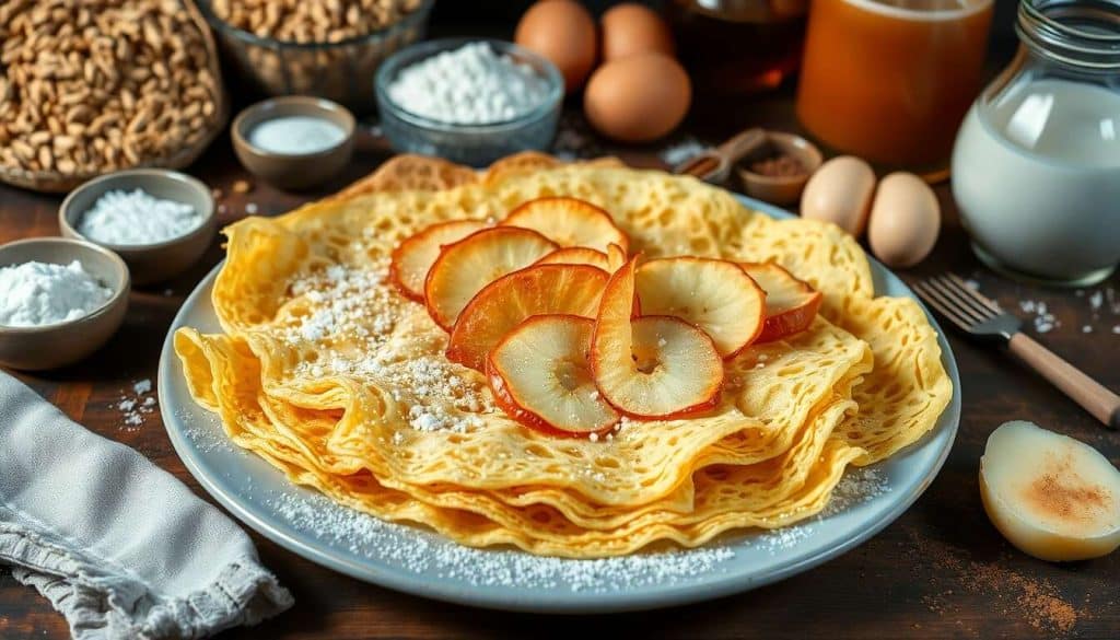 Crêpes normandes aux pommes : la recette traditionnelle française
