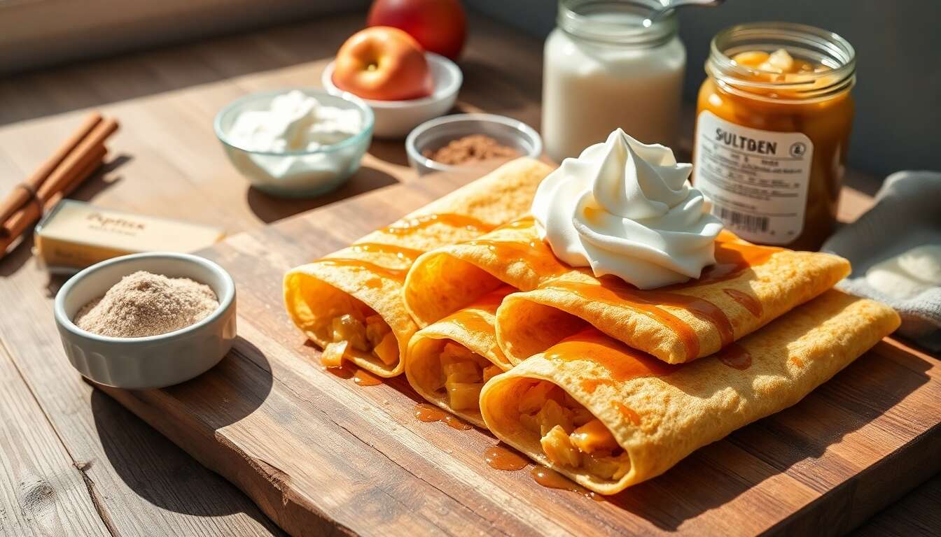Délicieux ballotins de crêpes aux pommes : recette facile et rapide