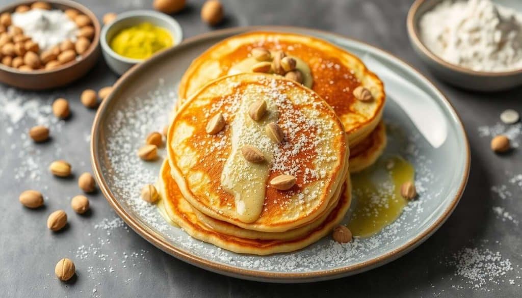 Crêpes sucrées et croustillantes à la pistache : recette gourmande