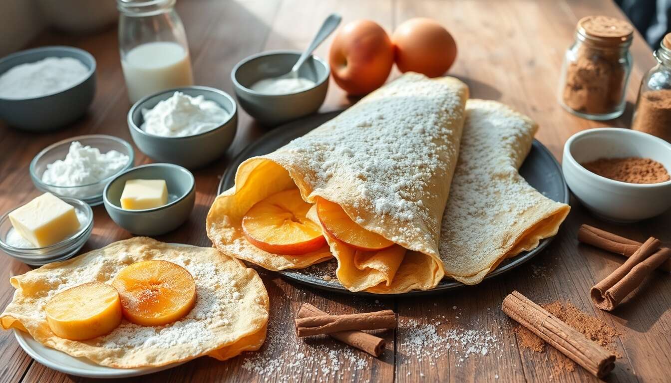 Crêpes aux pommes Reinette : une recette gourmande