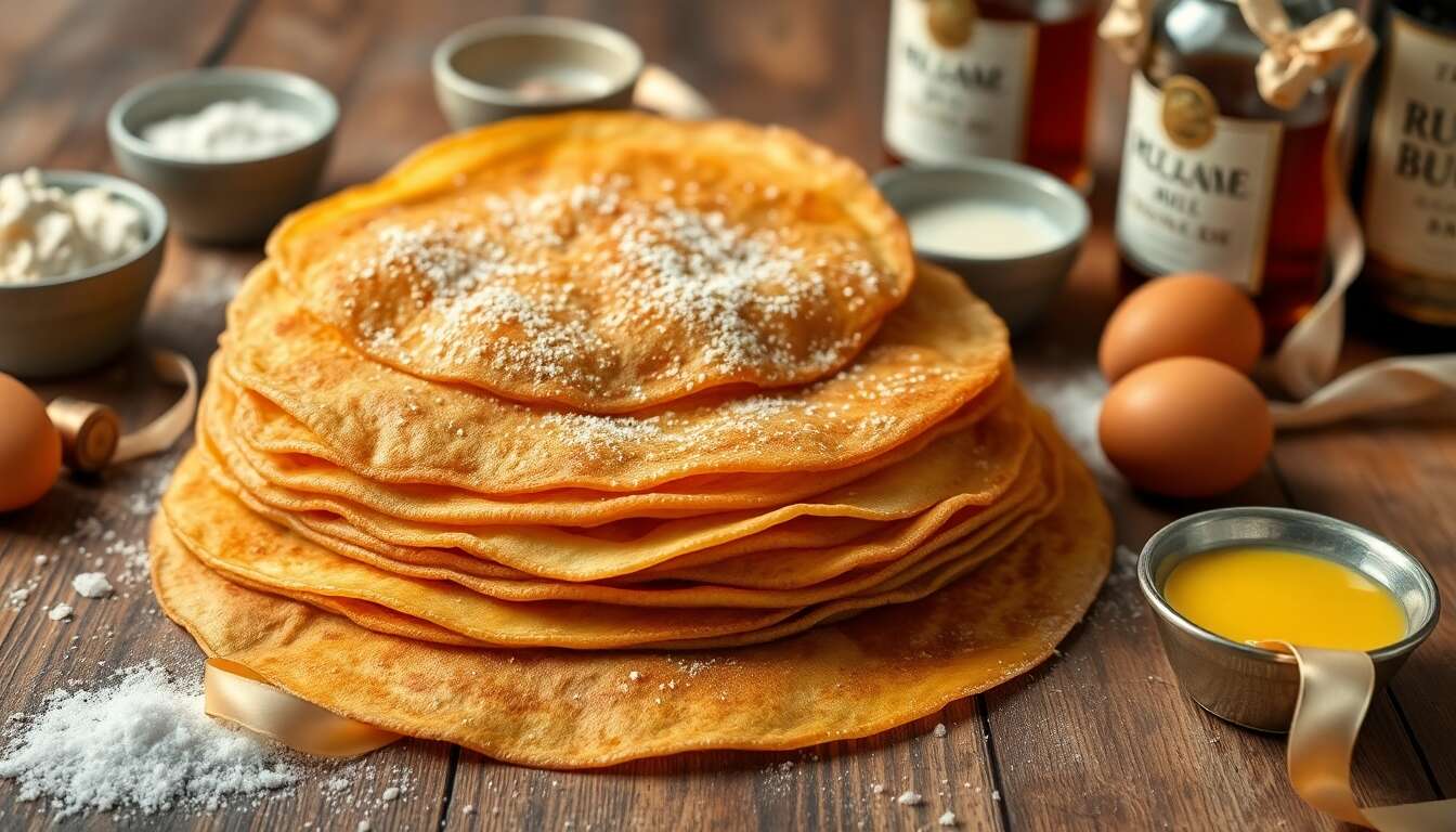 Crêpes au rhum : recette savoureuse et facile
